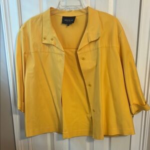 Lafayette 148 New York Mustard Blazer